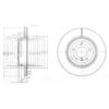 BMW 34216855OO4 Brake Disc